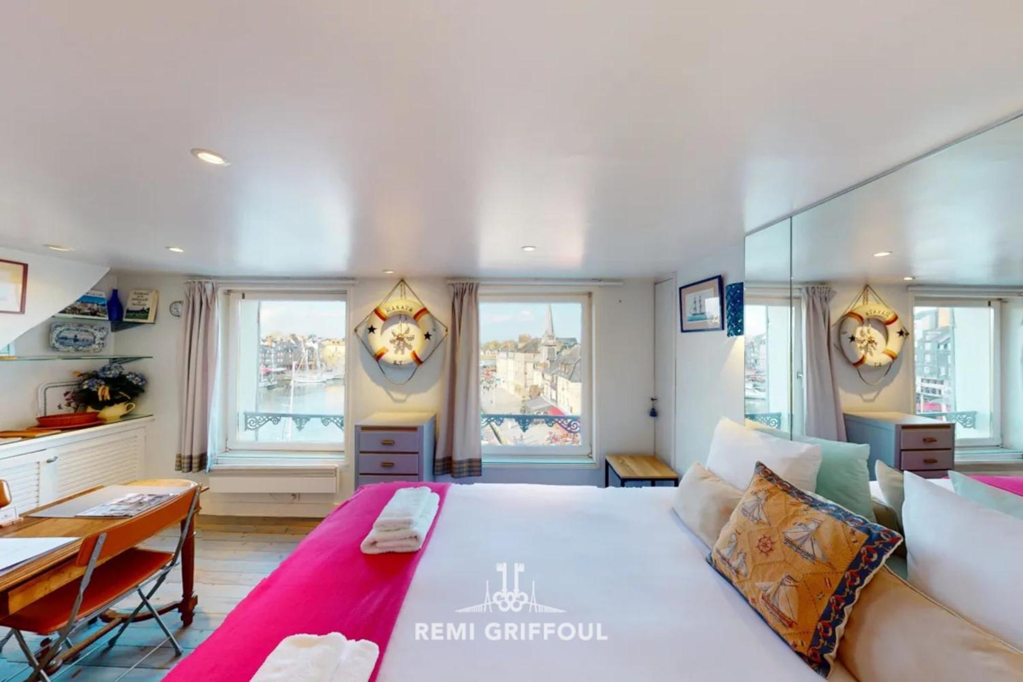 Apartmán Racing The Wind Breathtaking Port View 2 Pers Honfleur Exteriér fotografie